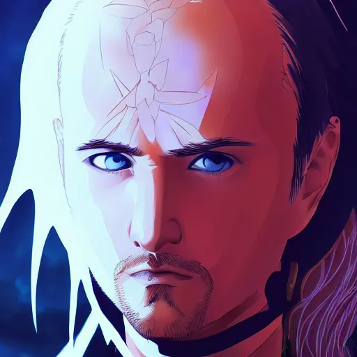 Image similar to portrait of jesse pinkman as the master of the five elements, anime fantasy illustration by tomoyuki yamasaki, kyoto studio, madhouse, ufotable, trending on artstation