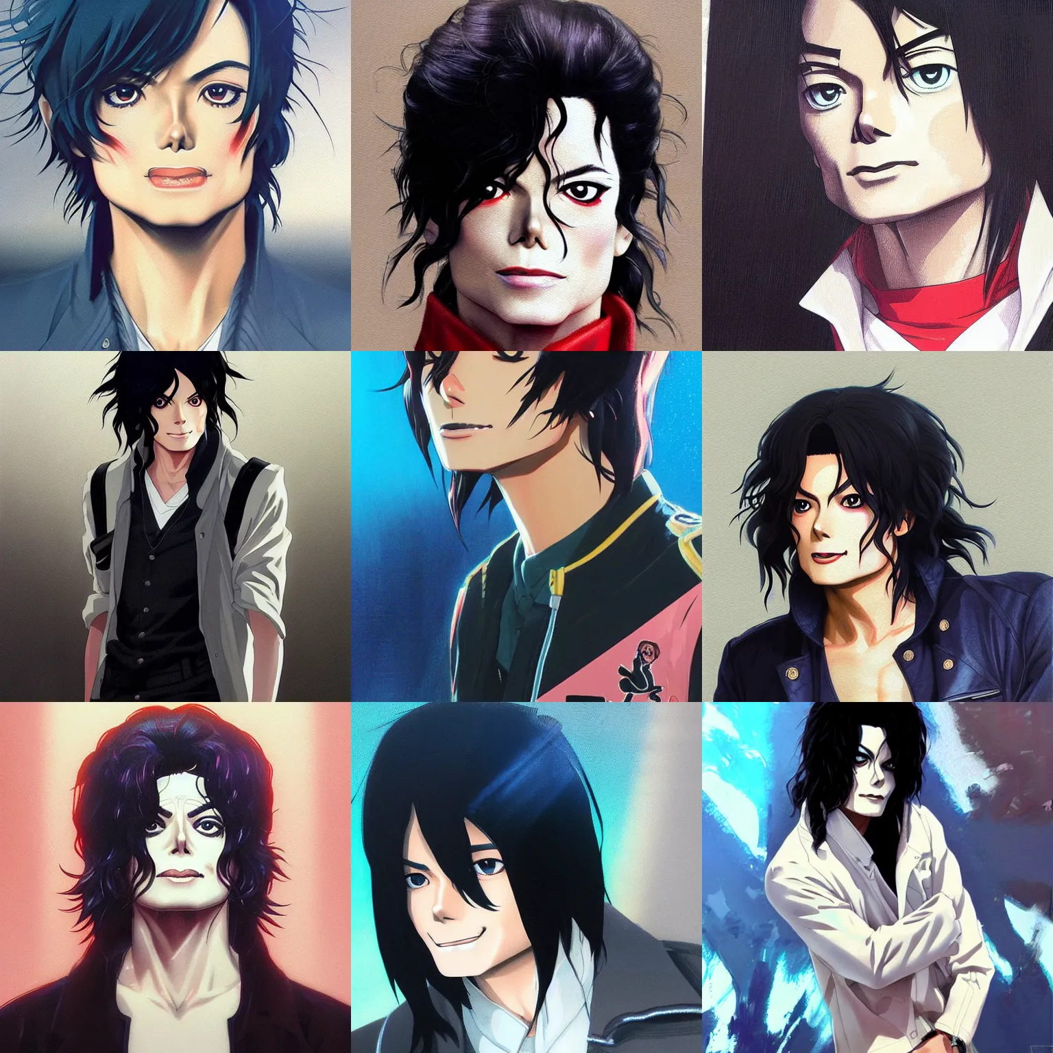 Michael Jackson in the anime by GamTimArt on DeviantArt