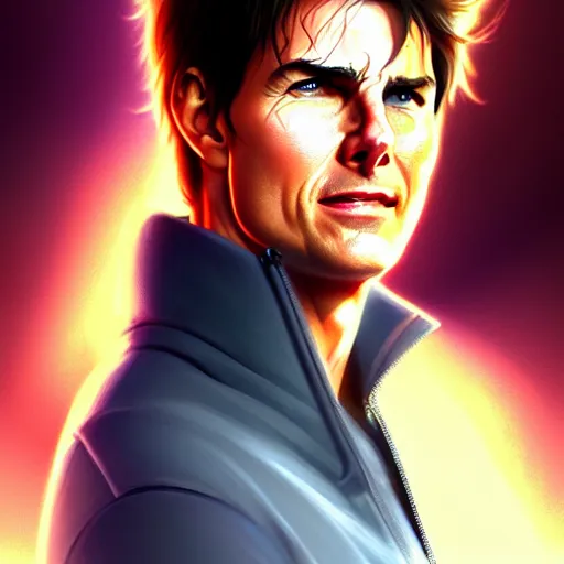 Prompt: tom cruise, portrait shinkai makoto studio ghibli studio key hideaki anno sakimichan stanley artgerm lau rossdraws james jean marc simonetti elegant highly detailed digital painting artstation pixiv