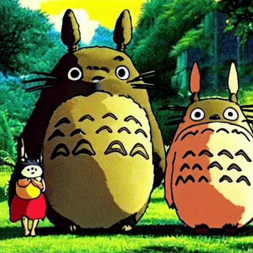 Image similar to my neighbor totoro