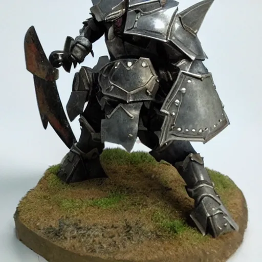 Image similar to warrior with metal rhino armour