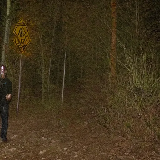 Image similar to Walter White Caught on trail Cam during Night
