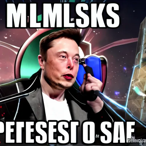 Image similar to elon musk league of legends