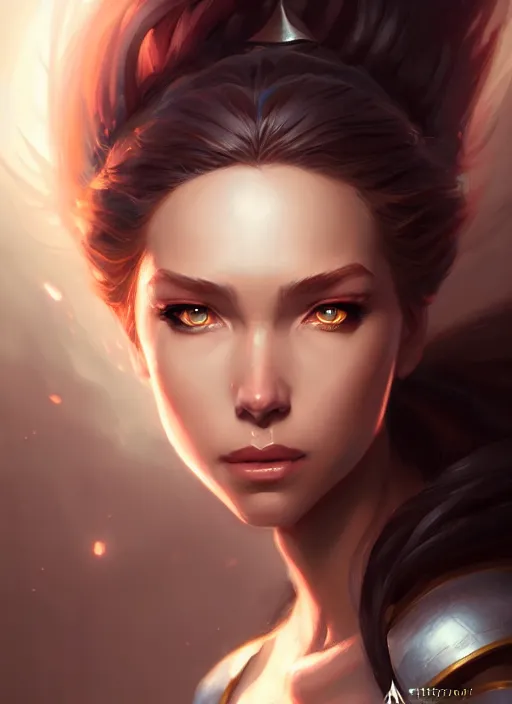 Image similar to percian princess, portrait, art by artgerm and greg rutkowski and magali villeneuve, d & d, fantasy, highly detailed, portrait, digital painting, trending on artstation, concept art, sharp focus, illustration