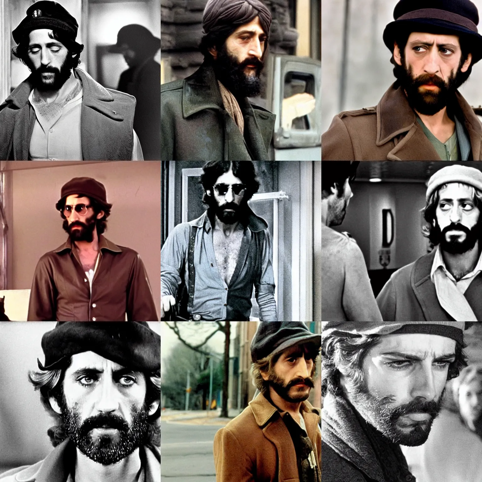 Prompt: a film still from serpico ( 1 9 7 3 )