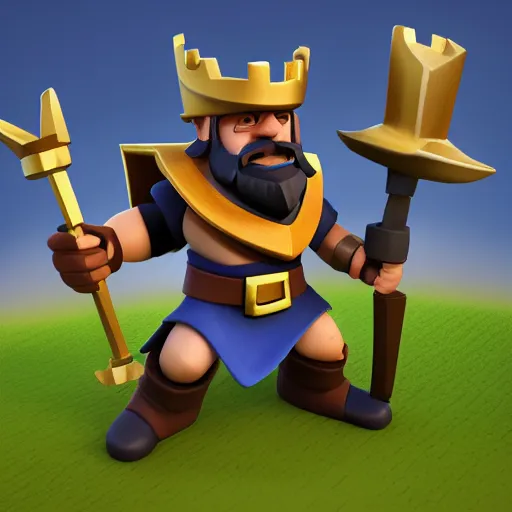 Image similar to a clash royale unit of a wind wizard, very detailed