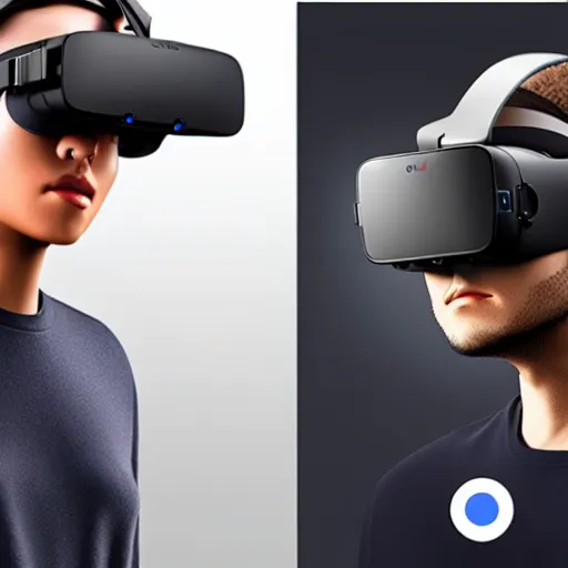 Prompt: a leaked schematic of next-gen oculus quest!, controllers