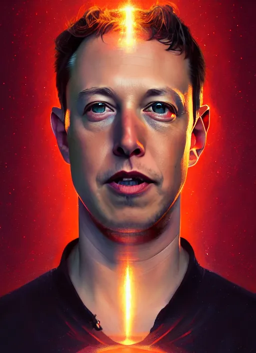 Prompt: Highly detailed portrait of Elon musk mixed with Mark zuckerberg, Stephen Bliss, unreal engine, fantasy art by Greg Rutkowski, Loish, Rhads, ferdinand knab, Makoto Shinkai and Lois van baarle, ilya kuvshinov, rossdraws, Tom Bagshaw, alphonse mucha, global illumination, radiant light, detailed and intricate environment