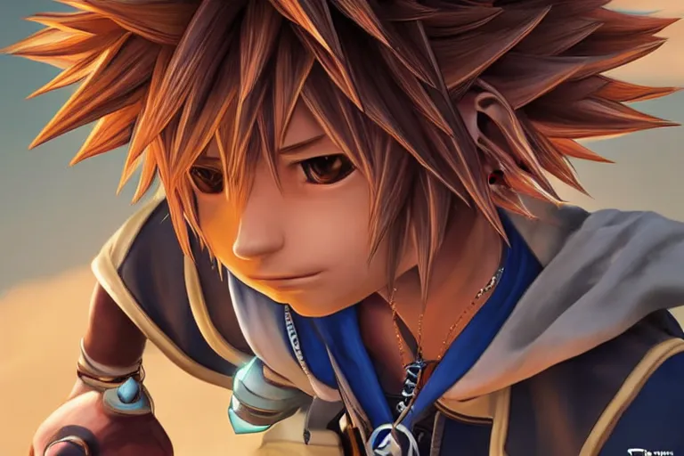 Prompt: sora ( from kingdom hearts ) as an apex legends character, digital illustration, portrait design by mark brooks and brad kunkle, detailed, gorgeous lighting, wide angle action dynamic portrait