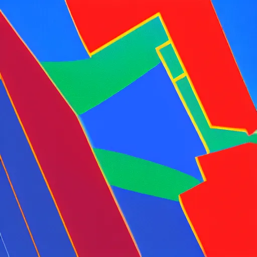 Image similar to the flag of a glitching society