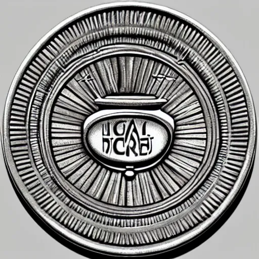 Image similar to coin design for the holy grail