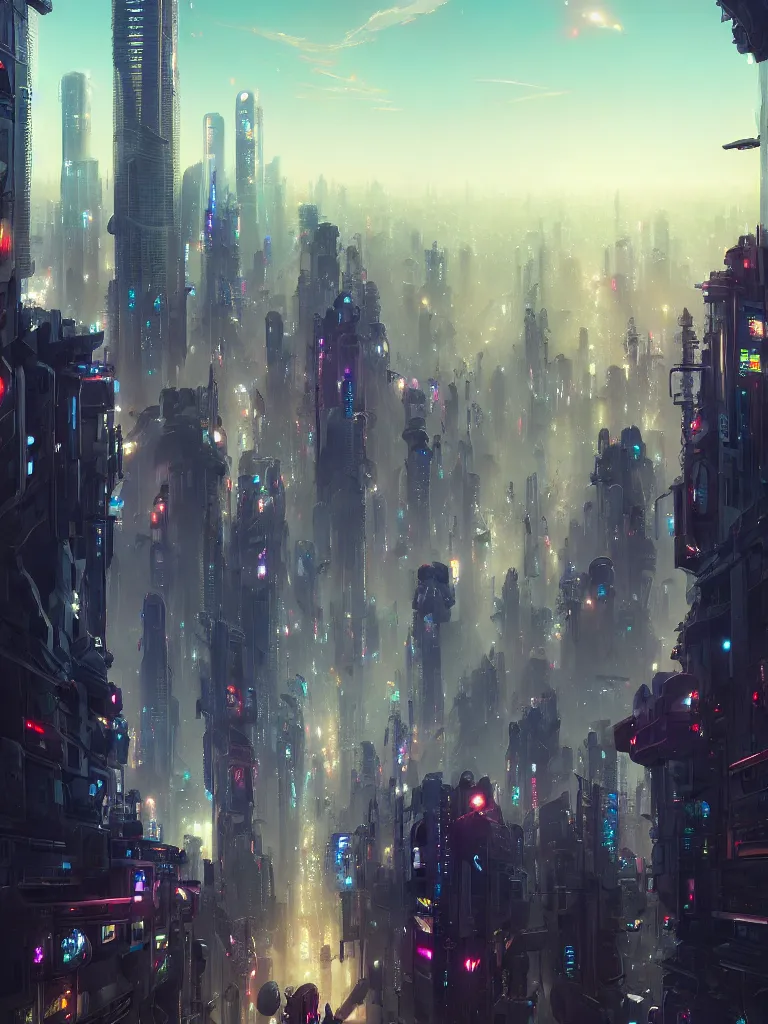 Epic scene of a beautiful futuristic Tokyo, gigantic | Stable Diffusion ...