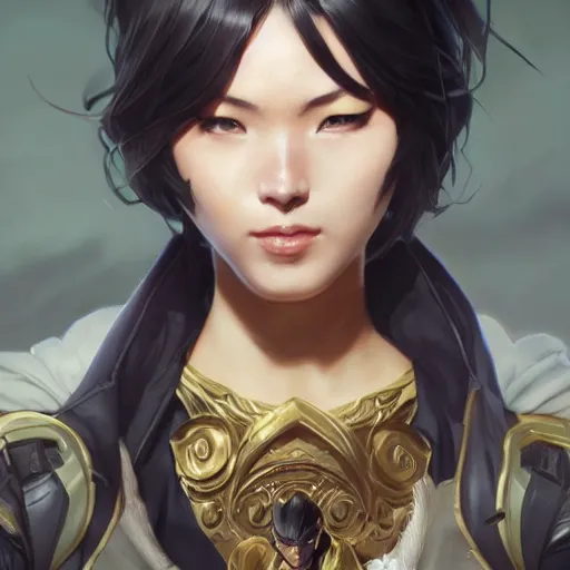 Prompt: cassandra cain as a league character, cg animation, riot entertainment, arcane, realistic, character select portrait, by artgerm, greg rutkowski, alphonse mucha, 3 d