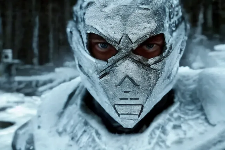 Prompt: vfx movie closeup, subzero by emmanuel lubezki