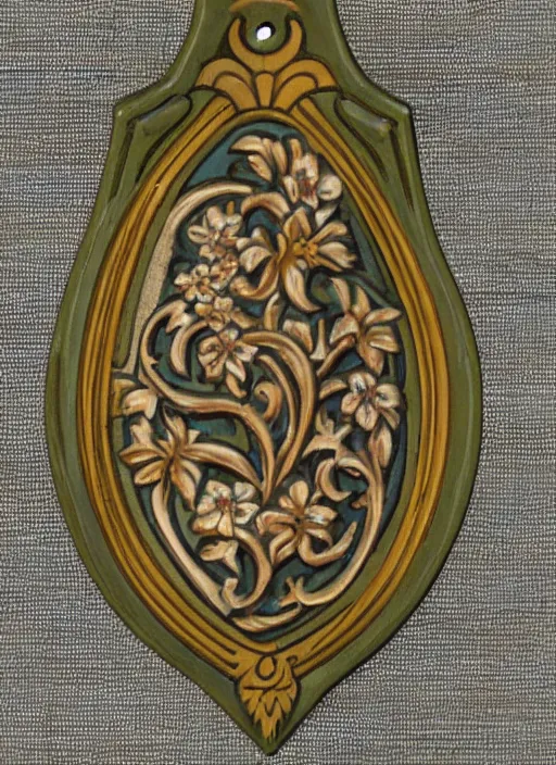 Image similar to art nouveau ornament symbolique pimpernel