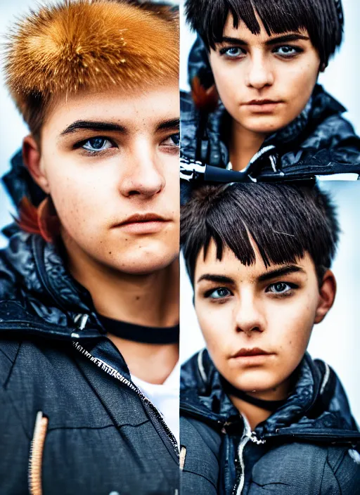 Image similar to A full portrait photo of real-life genos, f/22, 35mm, 2700K, lighting, perfect faces, award winning photography.