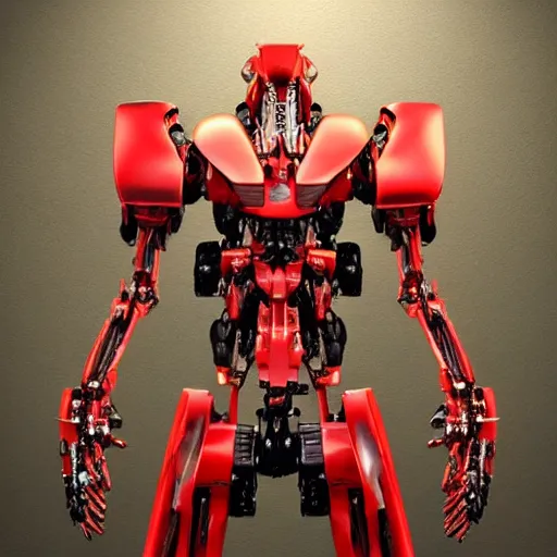 Prompt: a transformer robot made out of human body parts, trending on art station, hyper realistic, studio lighting