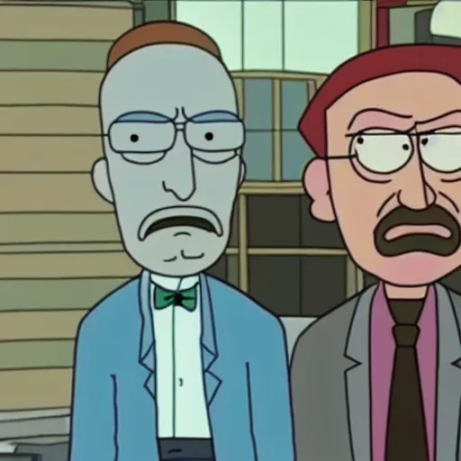 Image similar to Walter White in Rick and Morty (2019)