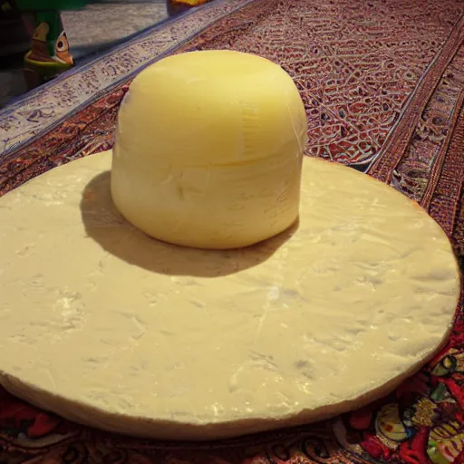 Image similar to cheese a reconstruction of the cheese taj mahal made ot of different cheeses, cheese