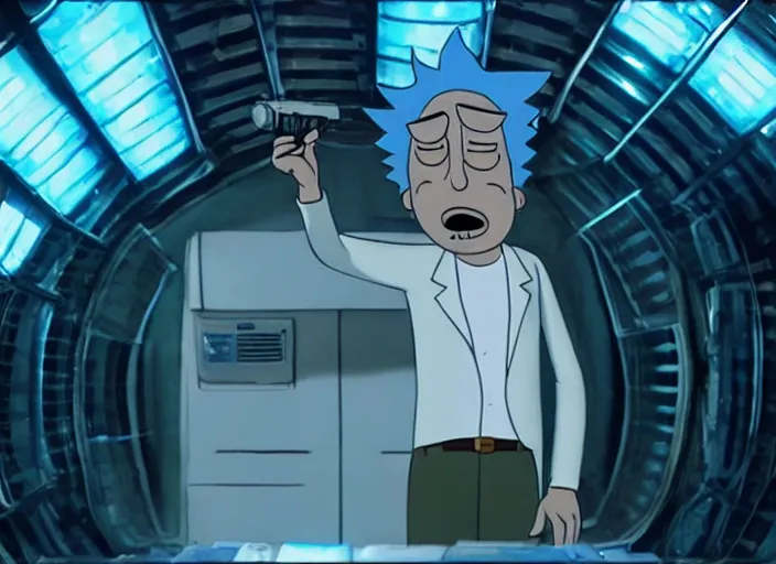 Image similar to film still of rick sanchez in the new scifi movie 4 k,,,,,,,,,,,,,,,,,,,,,,,,,,,,,,,,,,,,,,,,,,,,,,,, rick and morty