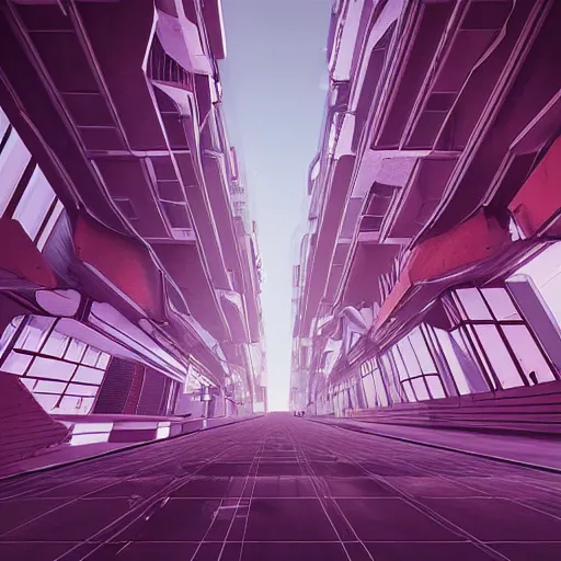 Image similar to point perspective, neon city future brutalist architecture, ultrarealistic, sharp