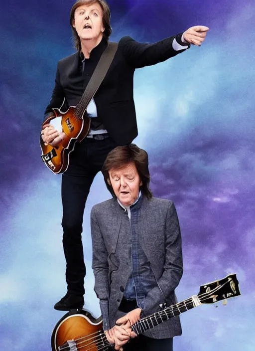 Prompt: paul McCartney as thanos