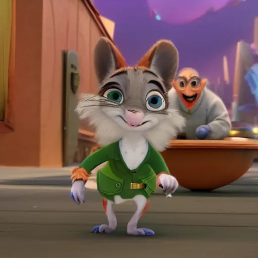 Image similar to gadget hackwrench as a mouse in zootopia