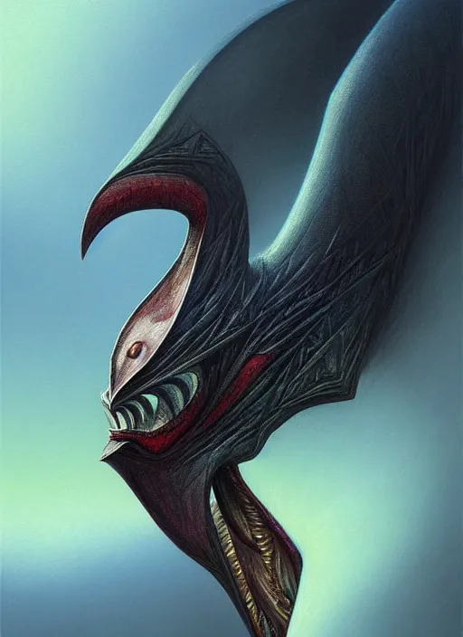 Image similar to anthropomorphic triangle head in opal edgy darkiron terror bird, intricate, elegant, highly detailed animal monster, digital painting, artstation, concept art, smooth, sharp focus, illustration, art by artgerm, bob eggleton, michael whelan, stephen hickman, richard corben, wayne barlowe 8 k