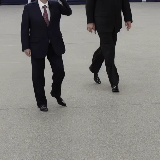 Image similar to wide putin walking