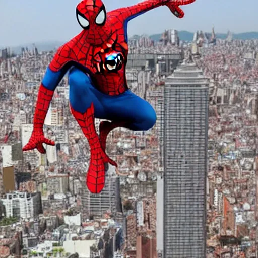 Prompt: Peruvian Spiderman