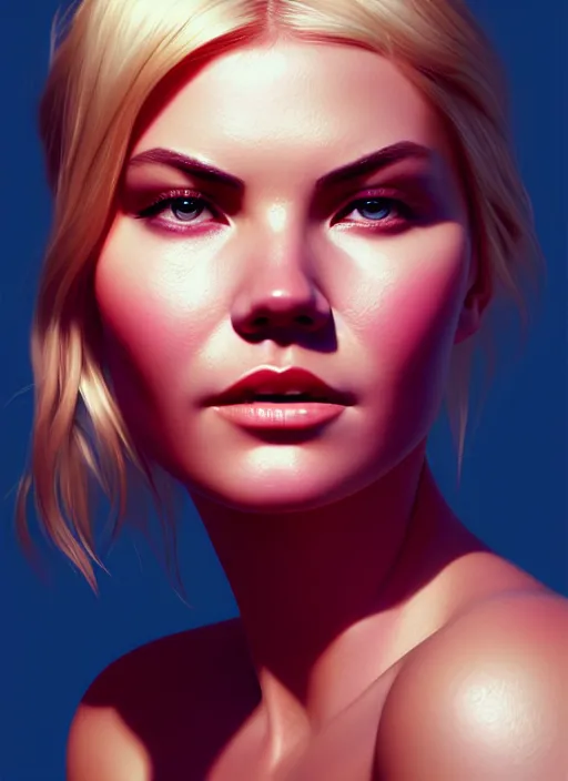 Image similar to portrait of elisha cuthbert, beautyshot, photorealistic, film, 3 5 mm,, dslr, canon, octane render, 8 k hd resolution, by ilya kuvshinov and cushart krentz and gilleard james