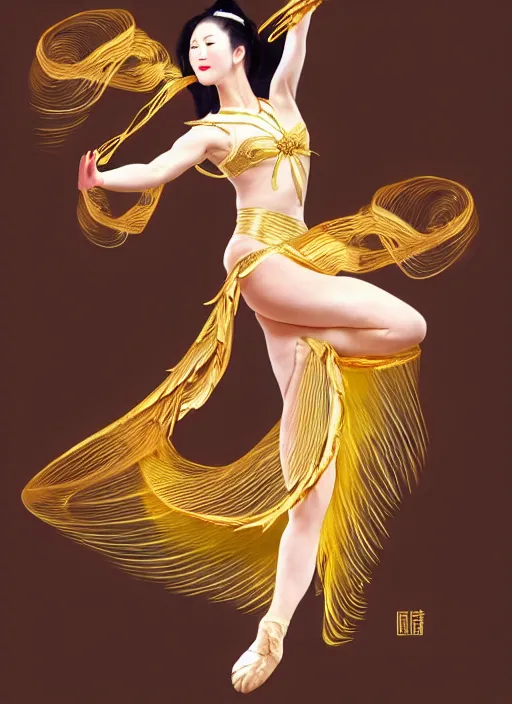 aerial ribbon dancer costume
