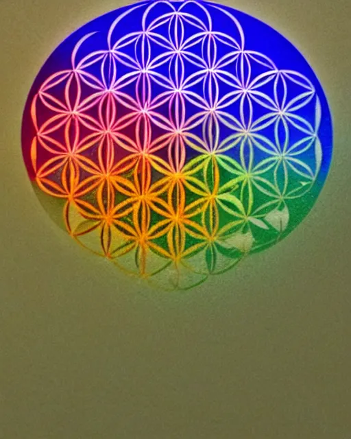 Prompt: flower of life