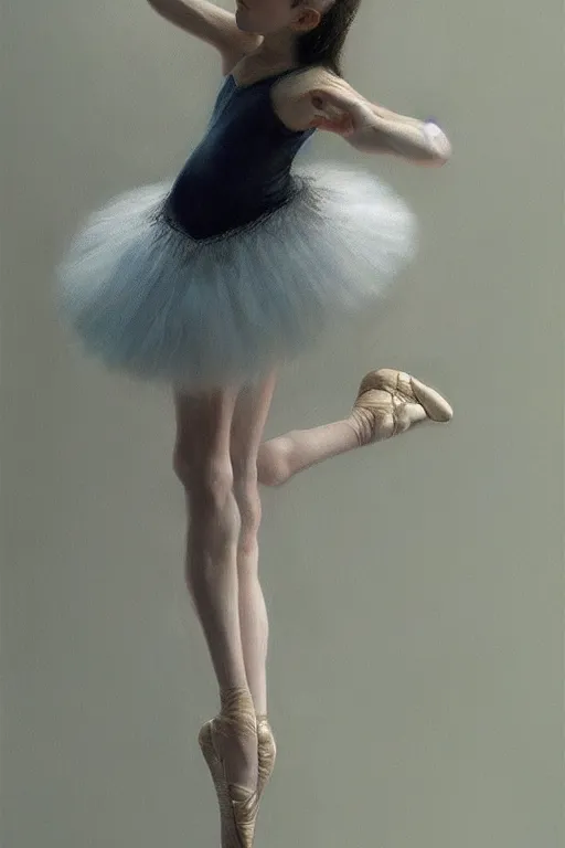 Image similar to ultra detailed hyper realistic deep focus smooth artstation wlop award winning ballerina monet