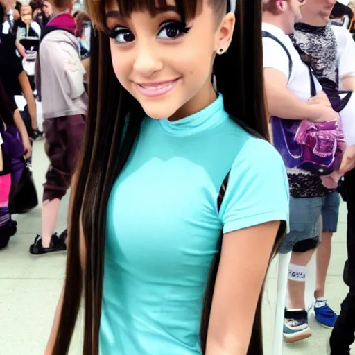 Image similar to Ariana Grande at anime convention