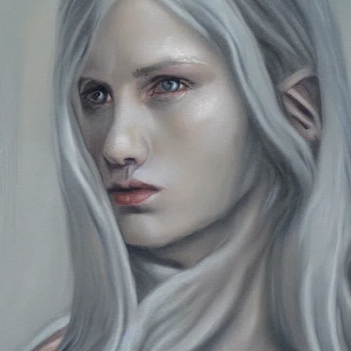 Image similar to samantha benge, a dnd fantasy, chiaroscuro devilish lighting, benge blonde woman perfect epic painting. official portrait, dnd character painting masterpiece. oil on canvas, chiaroscuro style realistic. restored face.