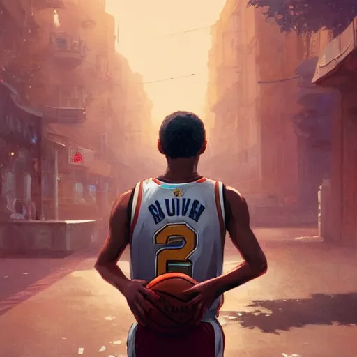 Prompt: highly detailed portrait steve curry basketball player in gta v, stephen bliss, unreal engine, fantasy art by greg rutkowski, loish, rhads, ferdinand knab, makoto shinkai and lois van baarle, ilya kuvshinov, rossdraws, tom bagshaw, global illumination, radiant light, detailed and intricate environment