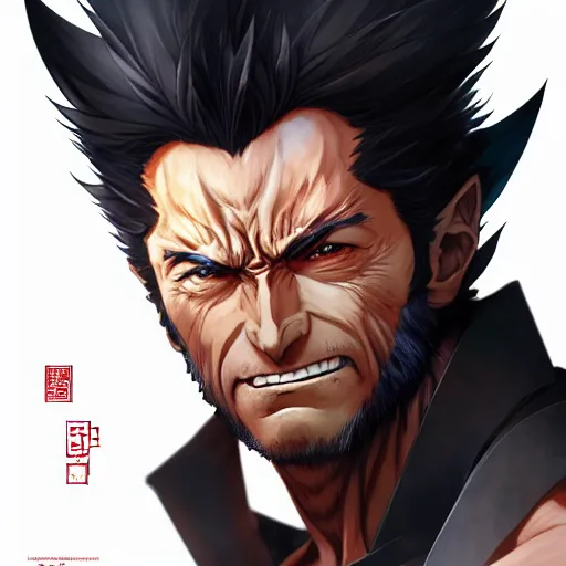 Prompt: anime portrait of Wolverine as an anime antagonist by Stanley Artgerm Lau, WLOP, Rossdraws, James Jean, Andrei Riabovitchev, Marc Simonetti, and Sakimichan, trending on artstation