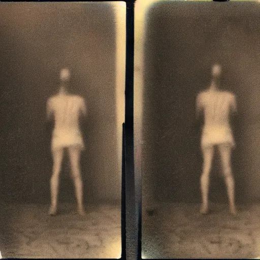 Image similar to polaroid photo of a faceless person