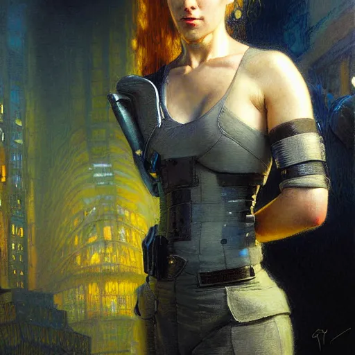 Image similar to portrait of a female grey bunny in a police uniform. shadowrun furaffiniy cyberpunk fantasy highly detailed painting by gaston bussiere craig mullins jc leyendecker gustav klimt artgerm greg rutkowski john berkey, bergey, craig mullins, ruan jia, raymond swanland, jeremy mann, tom lovell, alex malveda