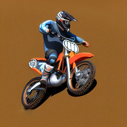 Prompt: seamless dirt texture for dirt bike game, 4k