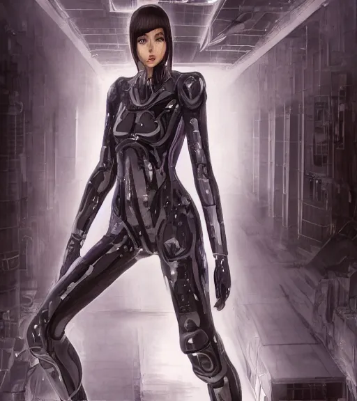 Image similar to gantz suit, tarkovsky greatest scene, aura of the ancient destroyed majestic tower of babylon, woman in gantz suit, futuristic cyber clothing, transparent puffer jacket, hyperealistic, blockchain, cyber world, ambient lighting, concept art, intricate, hyper detailed, smooth, dynamic volumetric lighting, octane, ray trace, cinematic, high quality, cgsociety