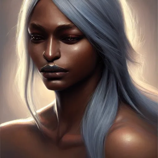 portrait of a beautiful drow, ranger, Alexandria's | Stable Diffusion ...