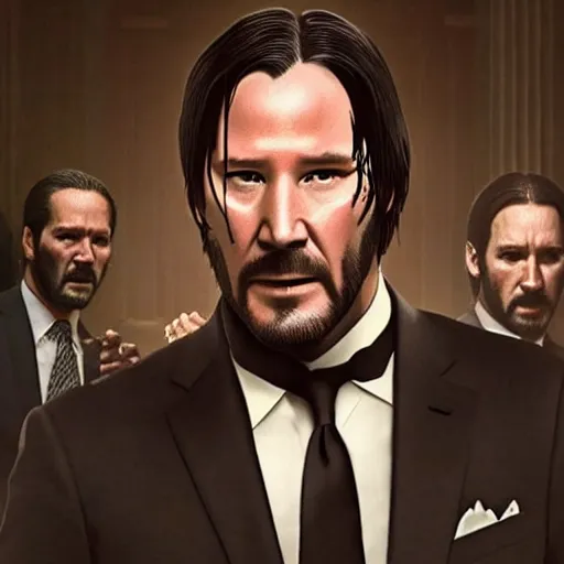 Image similar to john wick as joe biden