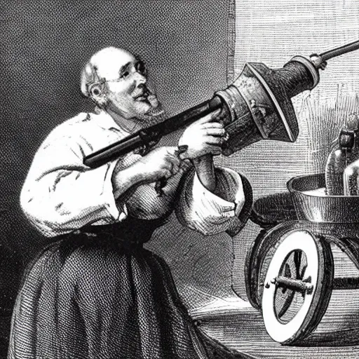 Prompt: the pickled puckle gun