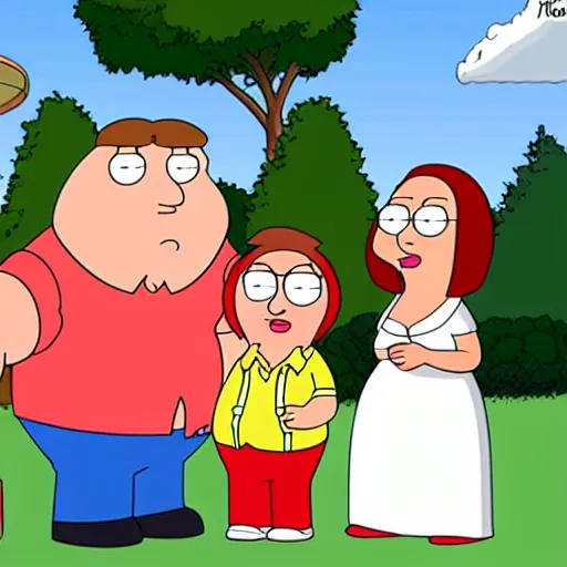 Prompt: family guy family reunion