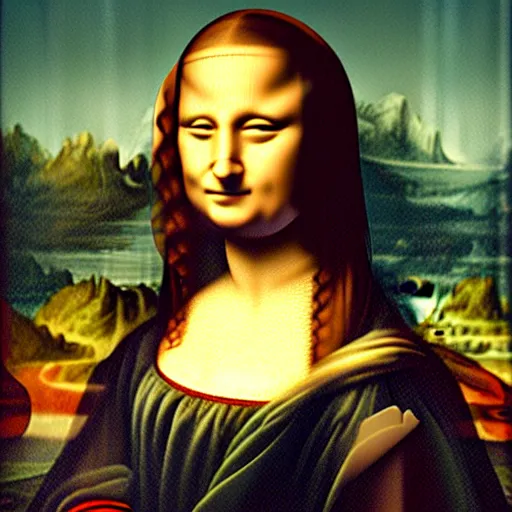 Image similar to donald trump as mona lisa