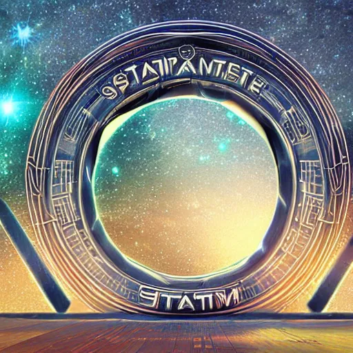 Prompt: stargate to other dimensions