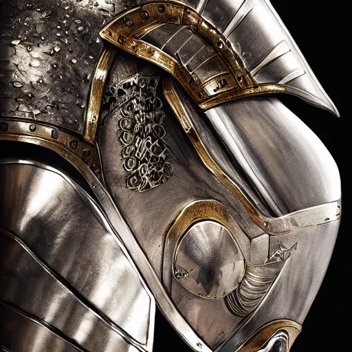 Image similar to knight soldier close up standing in beautiful armor and horn helmet, detailed digital artwork, symmetrical, highly detailed, highly accurate, deep aesthetic, 8 k, highly ornate intricate details, cinematic lighting, rich colors, ray tracing, hyperrealistic, photorealistic, cinematic landscape, trending on artstation,