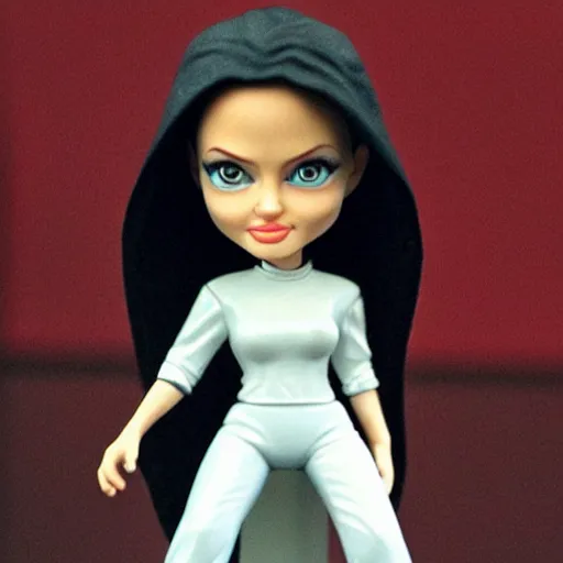 Image similar to angelina jolie from hackers bobble head toy